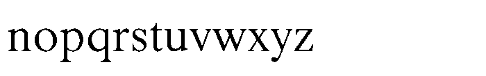 Shree Gujarati 5700 Font LOWERCASE