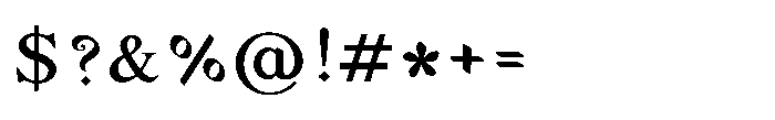 Shree Gujarati 6623 Font OTHER CHARS