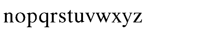 Shree Gujarati 6623 Font LOWERCASE