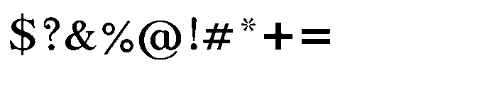 Shree Kan5314 Bold Font OTHER CHARS