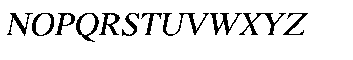 Shree Kan5314 Medium Ital Font UPPERCASE