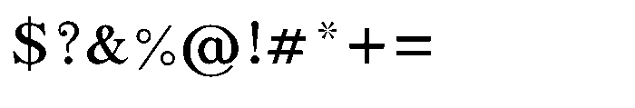 Shree Kan5314 Medium Font OTHER CHARS