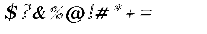 Shree Kan5334 Italic Font OTHER CHARS