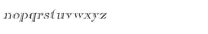 Shree Kan5334 Italic Font LOWERCASE