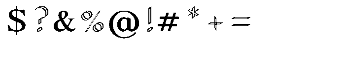 Shree Kan5334 Regular Font OTHER CHARS