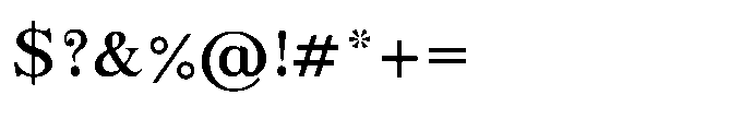 Shree Kan5348 Bold Font OTHER CHARS