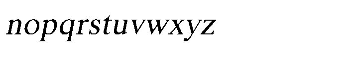 Shree Kan5348 Medium Ital Font LOWERCASE