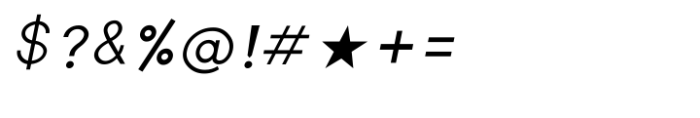 Shree Kannada 1420 Italic Font OTHER CHARS