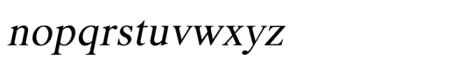 Shree Kannada 3424 Italic Font LOWERCASE