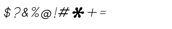 Shree Kannada 3440 Italic Font OTHER CHARS