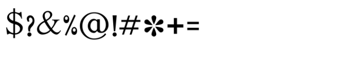 Shree Kannada 3444 Regular Font OTHER CHARS