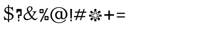Shree Kannada 3487 Regular Font OTHER CHARS