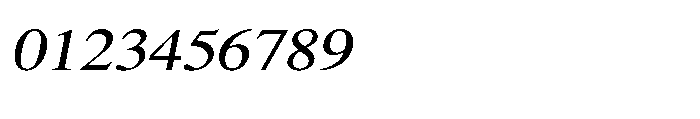 Shree Kannada 5311 Medium Ital Font OTHER CHARS