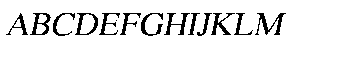 Shree Kannada 5311 Medium Ital Font UPPERCASE