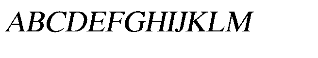 Shree Kannada 5317 Medium Ital Font UPPERCASE
