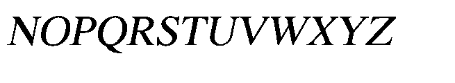 Shree Kannada 5317 Medium Ital Font UPPERCASE