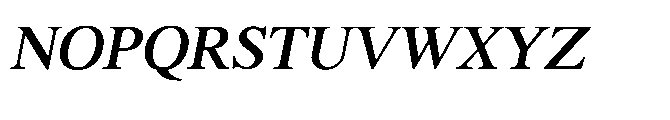 Shree Kannada 5322 Medium Ital Font UPPERCASE