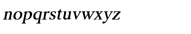 Shree Kannada 5322 Medium Ital Font LOWERCASE