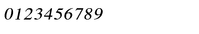 Shree Kannada 5325 Medium Ital Font OTHER CHARS