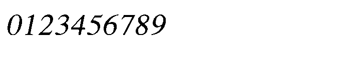 Shree Kannada 5335 Medium Ital Font OTHER CHARS