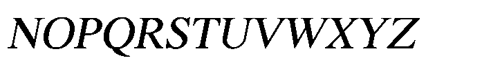 Shree Kannada 5335 Medium Ital Font UPPERCASE