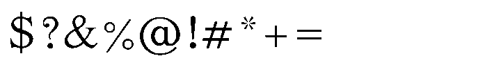 Shree Kannada 5335 Regular Font OTHER CHARS