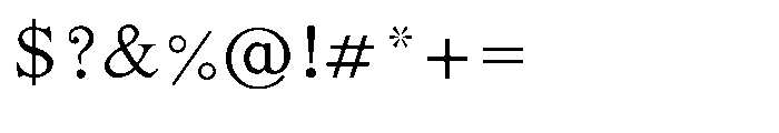 Shree Kannada 5341 Regular Font OTHER CHARS