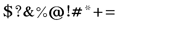 Shree Kannada 5346 Regular Font OTHER CHARS