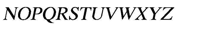 Shree Kannada 5360 Medium Ital Font UPPERCASE