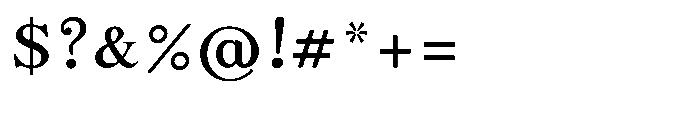 Shree Kannada 5360 Medium Font OTHER CHARS