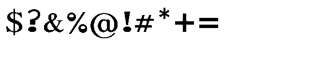 Shree Kannada 5366 Regular Font OTHER CHARS