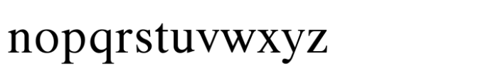 Shree Malayalam 0539 Regular Font LOWERCASE