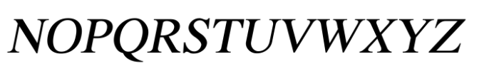 Shree Malayalam 1815 Italic Font UPPERCASE