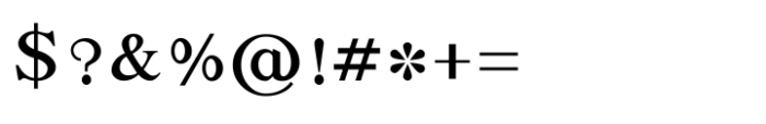 Shree Malayalam 1815 Regular Font OTHER CHARS
