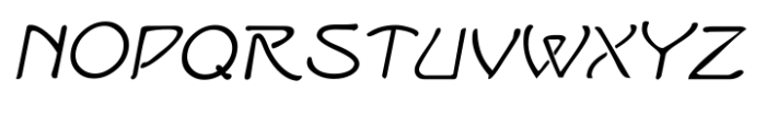 Shree Malayalam 1852 Italic Font UPPERCASE