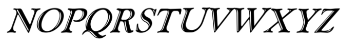 Shree Malayalam 1853 Italic Font UPPERCASE