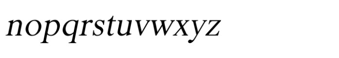 Shree Malayalam 1854 Italic Font LOWERCASE