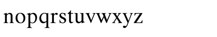 Shree Malayalam 1864 Regular Font LOWERCASE