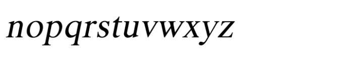 Shree Malayalam 1882 Italic Font LOWERCASE