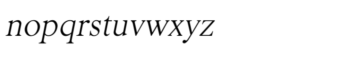 Shree Malayalam 1887 Italic Font LOWERCASE