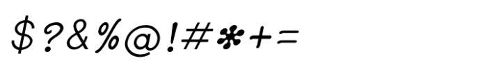 Shree Malayalam 3226 Italic Font OTHER CHARS