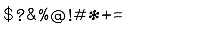 Shree Malayalam 3226 Regular Font OTHER CHARS