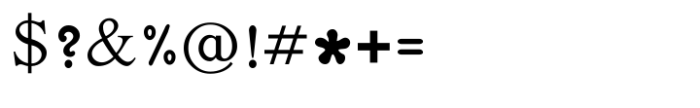 Shree Malayalam 3254 Regular Font OTHER CHARS