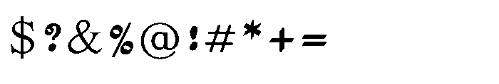 Shree Malayalam 4431 Regular Font OTHER CHARS