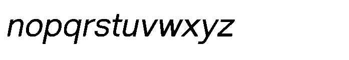 Shree Malayalam 4434 Medium Ital Font LOWERCASE