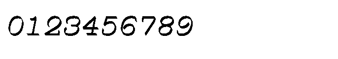 Shree Malayalam 4446 Italic Font OTHER CHARS