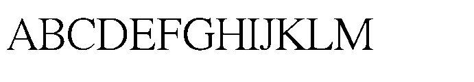 Shree Malayalam 4454 Light Font UPPERCASE