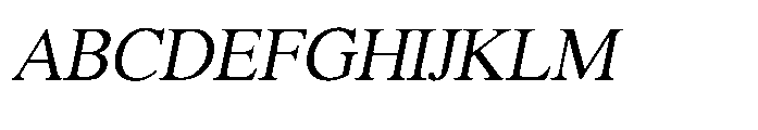 Shree Malayalam 4467 Italic Font UPPERCASE