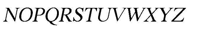 Shree Malayalam 4467 Italic Font UPPERCASE