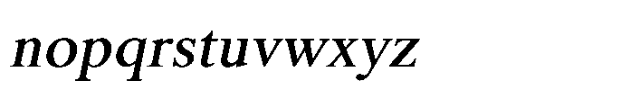 Shree Malayalam 4474 Medium Ital Font LOWERCASE